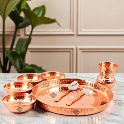 Copper Dinner Set