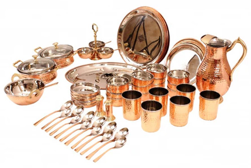 copper tableware