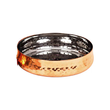 Handmade Pure Steel Copper Hammered Design